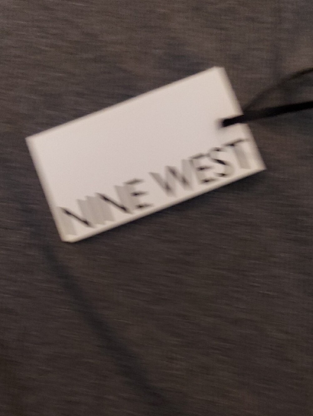 Nine West Heather Gray Short-Sleeve Mockneck Top - Picture 3 of 5